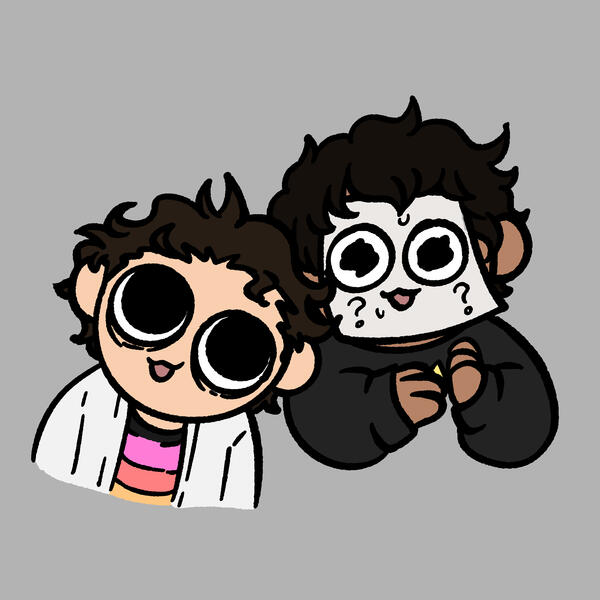 me with the bestie (aves-arts)