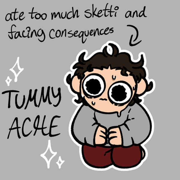me (irl struggle doodle)